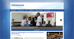 Desktop Screenshot of portalsolnascente.com.br